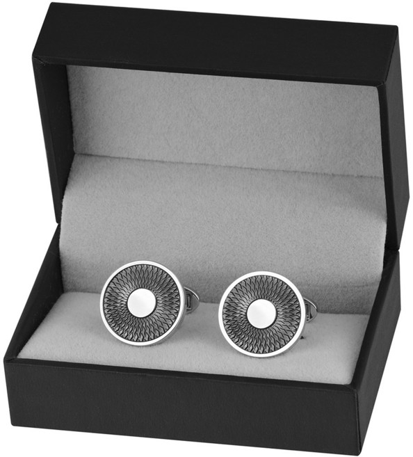 커프스링크 커프스버튼 커프스 명품커프스버튼 넥타이핀 커프스버튼명품 넥타이핀커프스세트 커프링크스 SAVOYSHI 클래식 원형 금속 소매 단추 남성 프랑스식 셔츠 고광택 검은색 비즈니