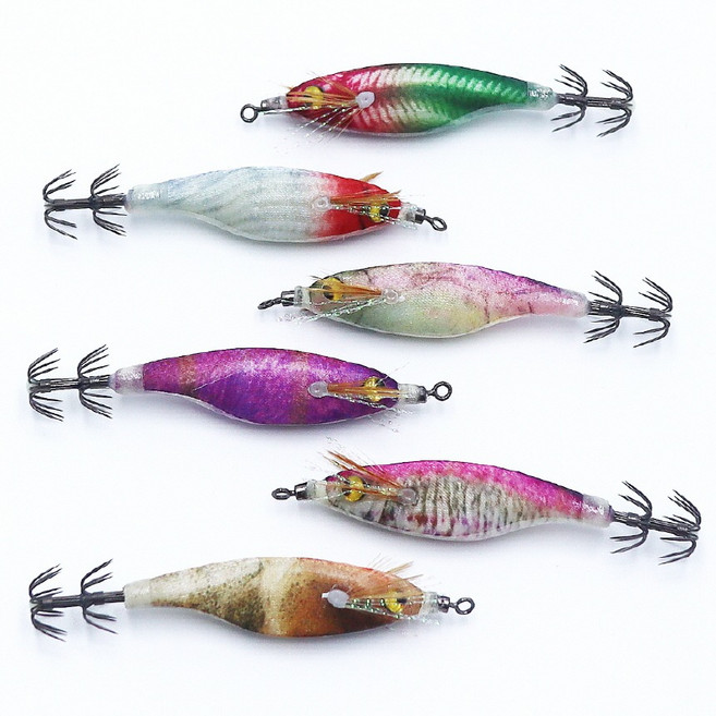 참에기 쭈꾸미에기 갑오징어에기 70 90 슬로우싱킹 노멀싱킹, 레드화이트, 1개