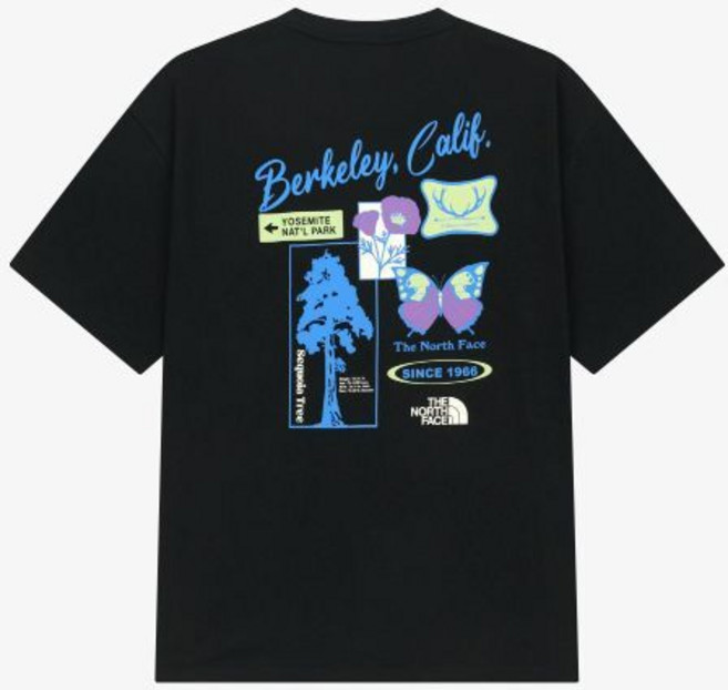 9위 - 노스페이스 thenorthface NT7US12J 화이트라벨 버클리 반팔 티 BLACK [인기상품] 선물추천