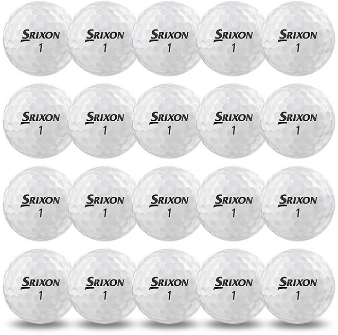 아토스포츠 스릭슨 화이트 A-급 로스트볼, 20개, 1개