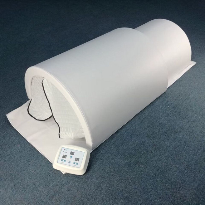 온열돔 찜질기 온열 열돔 돔 전신 찜질방 사우나기, 화이트 온열돔 + 방수 패드, B. 화이트+바닥매트