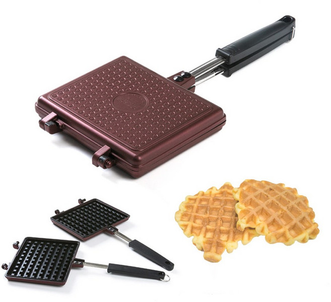 키친아트 금상첨화 인덕션 와플 앤 토스트 팬, 16 x 15 x 3 cm, 1개