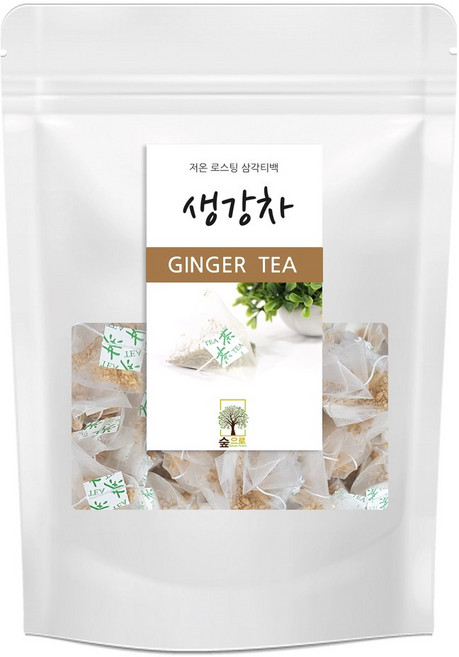 생강차 50티백 숲으로허브 삼각티백, 1g, 50개입, 1개