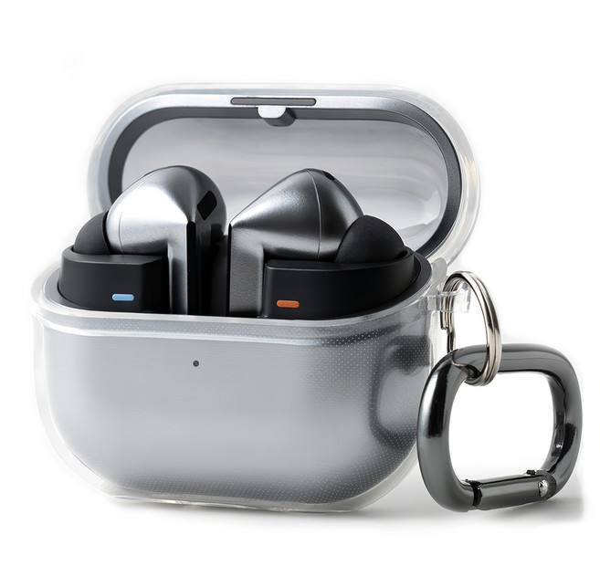 누아트 크리스탈 TPU 변색방지 젤리 케이스, 버즈3 / 버즈3프로 / 버즈3FE, 투명, 1개