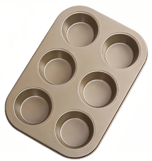 조리일기 타르트 오븐 틀, 골드, 2개