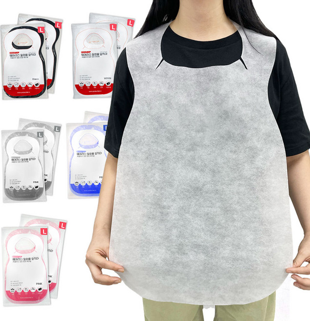 식당 일회용앞치마 업소 손님용앞치마 1000매, 그레이, 1개