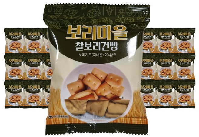 금풍제과 보리마을 찰보리건빵, 30g, 30개