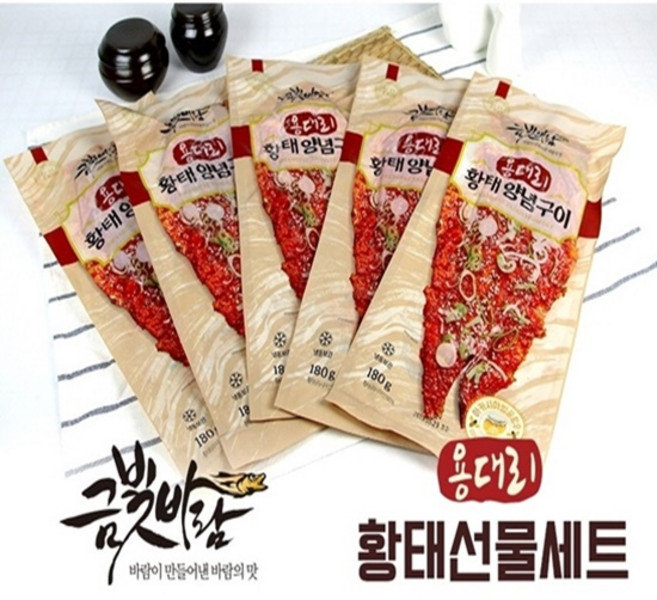 금빛바람 황태양념구이 180g, 10개