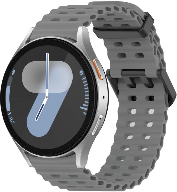 갤럭시워치 호환 7 6 5 4 울트라1/2 스포츠 스트랩 마린 밴드, 다크그레이