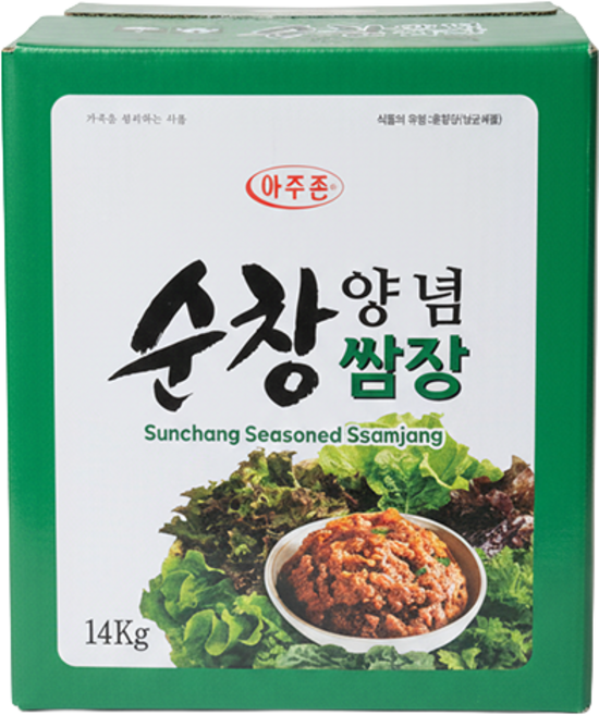 아주존 순창우리식품 대용량 업소용 양념쌈장, 14kg, 1개