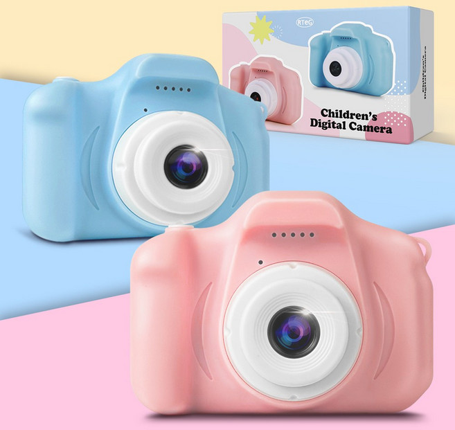 알테지 어린이 키즈 셀카 카메라 디지털 사진기 SD카드 미포함, KD1000(인디블루), 1개