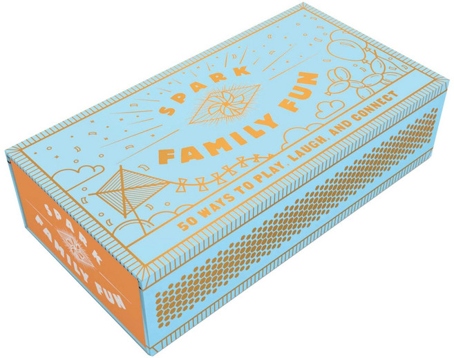 스파크 패밀리 놀고 웃고 연결하는 50가지 방법 즐거운 게임 로드 트립 여행 또는 집에서, Novelty Book