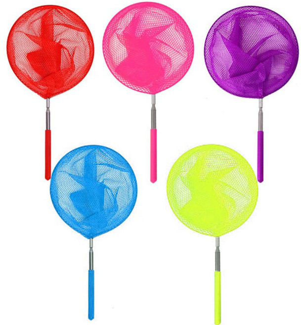 토이즈데이 안테나형 5단 접이식 잠자리채 뜰채 캠핑 야외 활동 채집 어린이 단체 선물, 5개