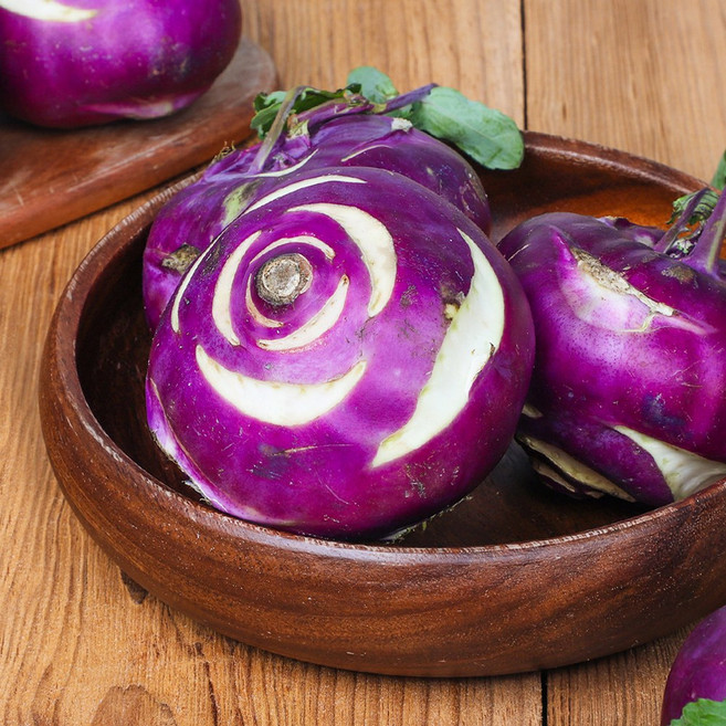 [전라도친정엄마] 정말 좋은 제주산 햇 콜라비 로얄과 (개당 500g~700g 내외), 3kg, 1개