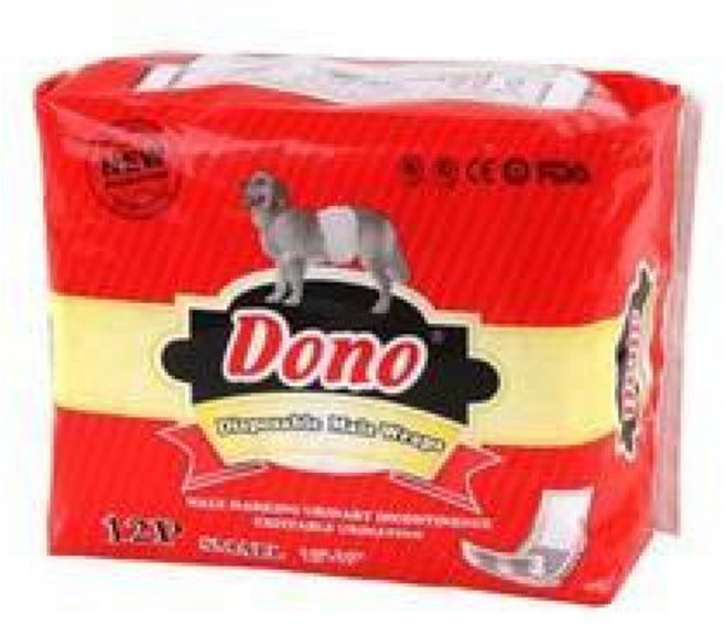 도노 수컷용 매너 패드 기저귀 S 12p, 단품, 1개