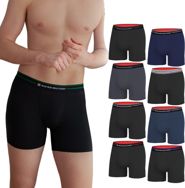 스위스밀리터리 미들드로즈 블랙에디션 4장 6장세트 빅사이즈 남자팬티