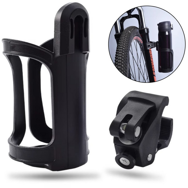 도나토르 유모차 자전거 물통 거치대, 블랙, 1개