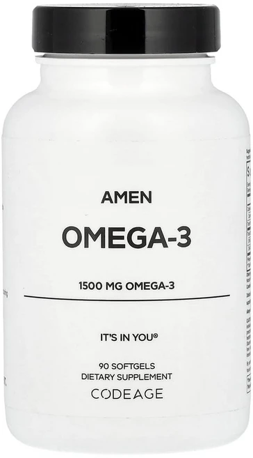 코드에이지 아멘 오메가3 1500mg 소프트젤 90정(소프트젤 1정당 1500mg), 1개, 90정 - 쿠팡
