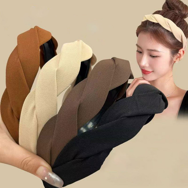 스카이미너리즈 귀안아픈 꽈배기 머리띠 꼬임 헤어밴드 4종 세트