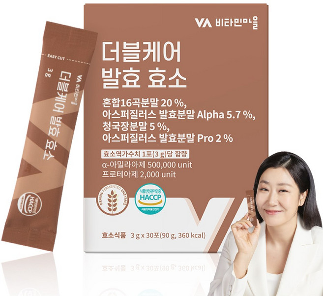 비타민마을 더블케어 발효 효소 30p, 90g, 1개