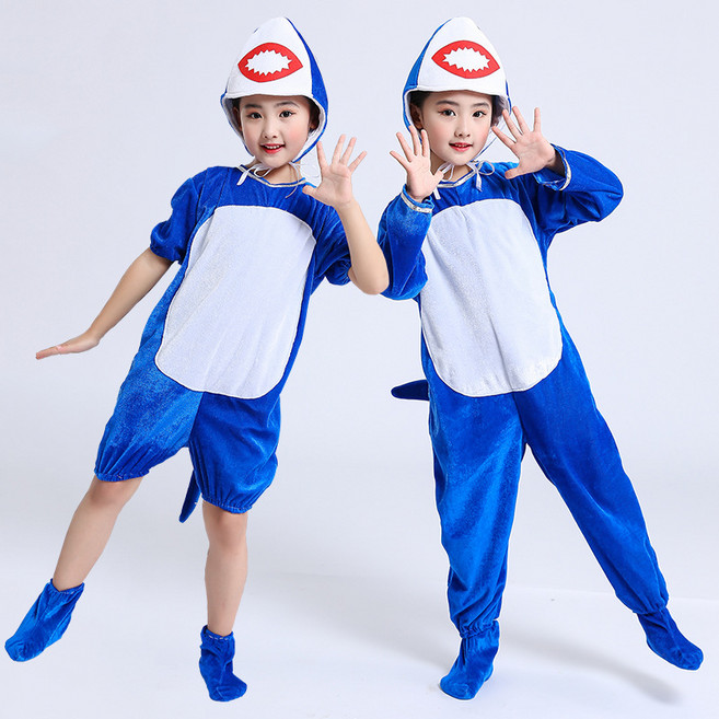 [실버플라워]아동 상어의상 유치원의상 코스프레 코스튬의상 이벤트의상 WS045