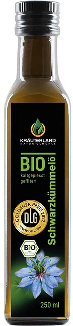 독일 크레우터르란트 Kräuterland Schwarzkümmelöl 100% 순수 냉압착 블랙 커민 오일, 1개, 250ml - 쿠팡