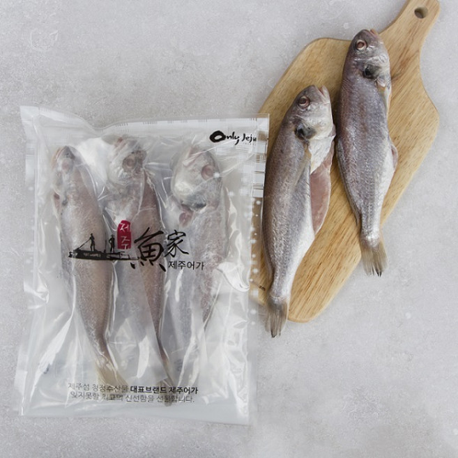 제주어가 백조기 (1팩당 750g 실링/3-4마리), 3개, 1팩당 750g 실링 3-4마리