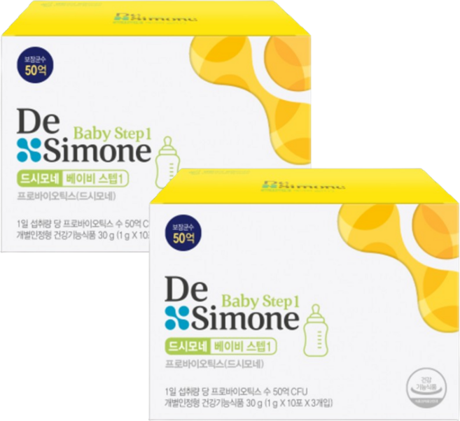 드시모네 프로바이오틱스 베이비 스텝1, 30g, 2박스