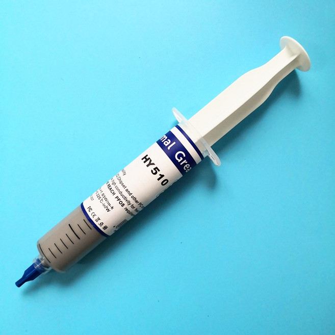 Halnziye 電腦CPU散熱膏, 1個, 灰色, HY-510