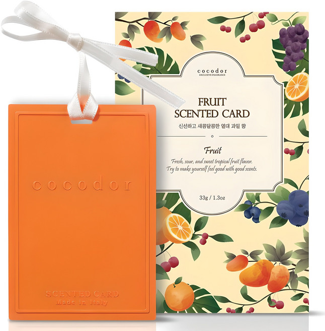 코코도르 솔리드 카드형 방향제 11g 3p 세트, 프룻