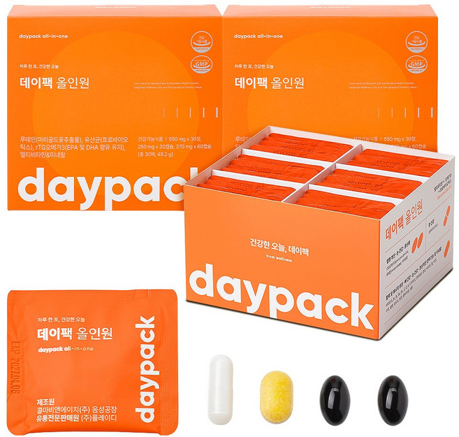 데이팩 올인원 멀티비타민 2.11g x 50p, 30회분, 2개