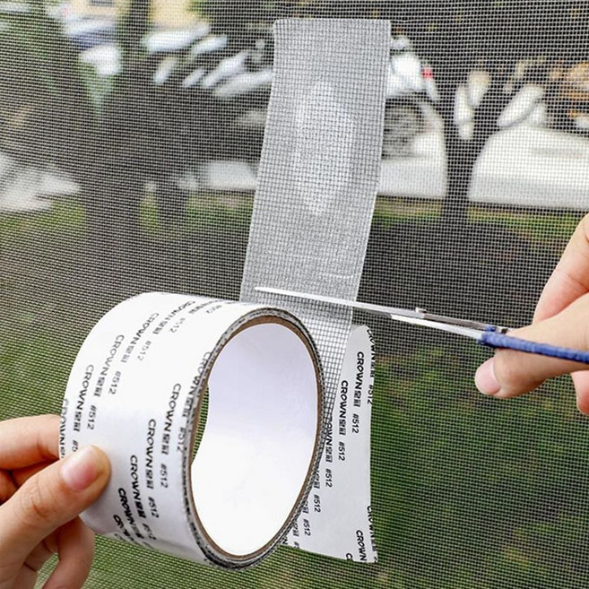 모기망보수테이프 방충망 보수 방충망스티커 찢어진방충망 방충망수리 방충망테이프, 실버2M