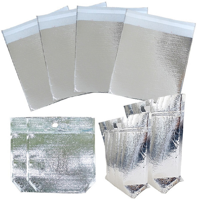 아이스원 두꺼운 은박보냉팩 은박보온팩 100매 피자 빙수 배달용 보온 팩 백 가방 봉투 전사이즈