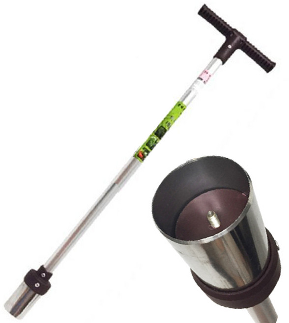 고추 물주입기 파종기 이식기 모종 천공기 살포기, 비닐천공기 T자형 (소), 1개