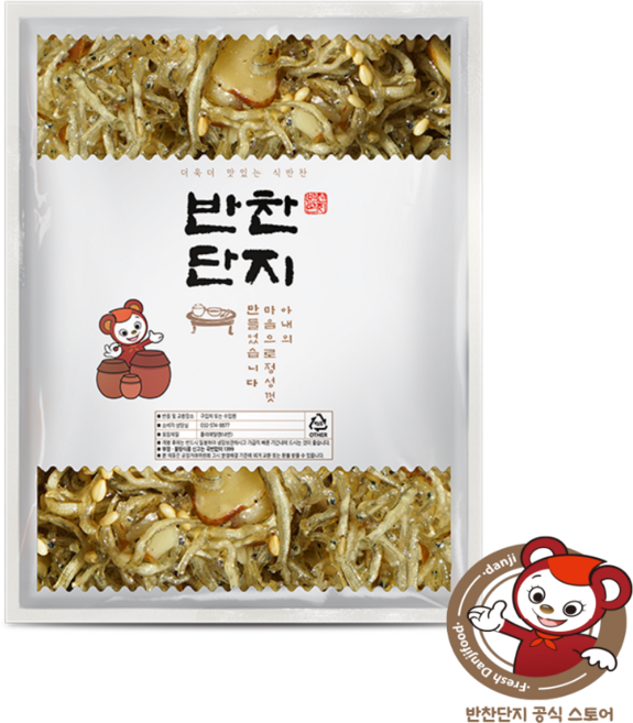 [반찬단지플러스] 반찬단지 아몬드 멸치 견과류조림, 1개, 1kg
