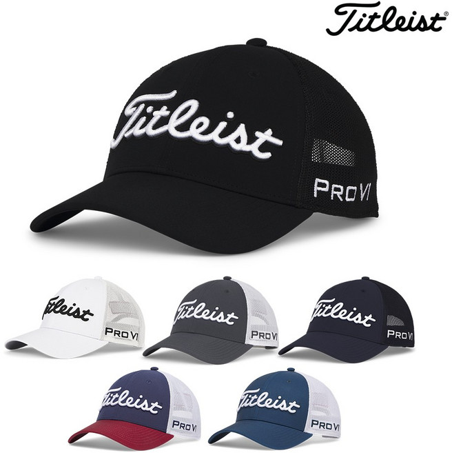 [아쿠쉬네트코리아정품] 타이틀리스트 투어 퍼포먼스 메쉬 골프모자 TH25ATPMA, 몬테레이 화이트