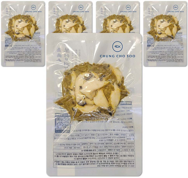 청초수 전복죽 밀키트 속초 청초수물회 전복내장 보양 프리미엄 보양죽, 5개, 210g