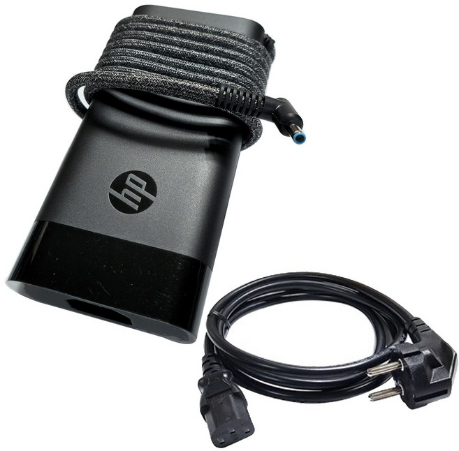 HP 정품 200w 노트북 어댑터 19.5V 10.3A 4.5X3.0 중앙핀 충전기 TPN-LA21 전원케이블 포함, 어댑터 + 전원케이블