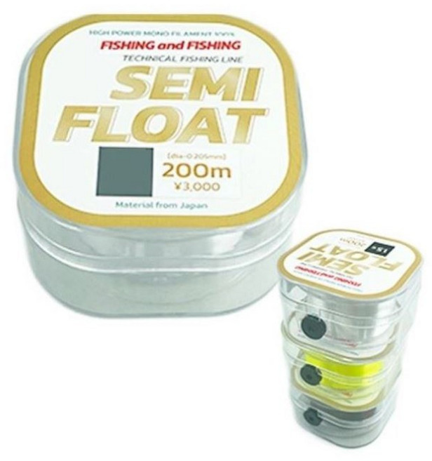 피싱앤피싱 세미플로팅 200M 투명색 원물 대물 바다 낚시