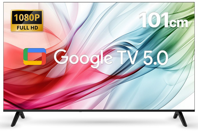 위드라이프 구글 스마트 40인치 FHD TV 최신형 안드로이드 고화질티비, 고객직접설치, 스탠드형, 40Fsmart, 101cm/40인치