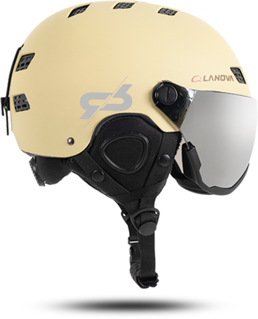 라노바 스키 보드 바이저 헬멧, 바닐라, 1개