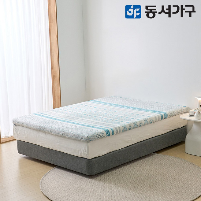 동서가구 극세사 9존 웨이브 폼 토퍼 매트리스 11cm SS DF644672