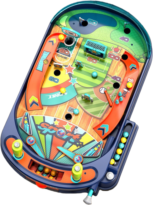 多功能運動彈珠台 雙人對戰桌遊, 1個, Multicolor