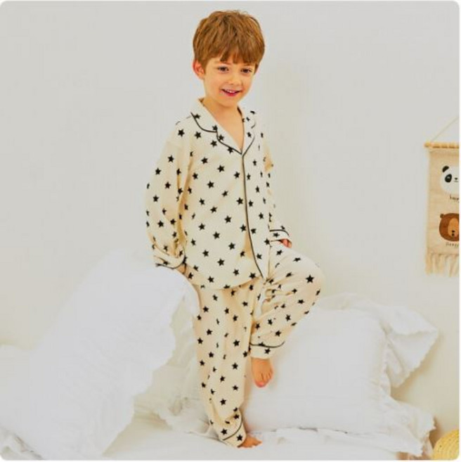 오가닉맘 스타루긴소아동잠옷 (MJSSSW06)-GN