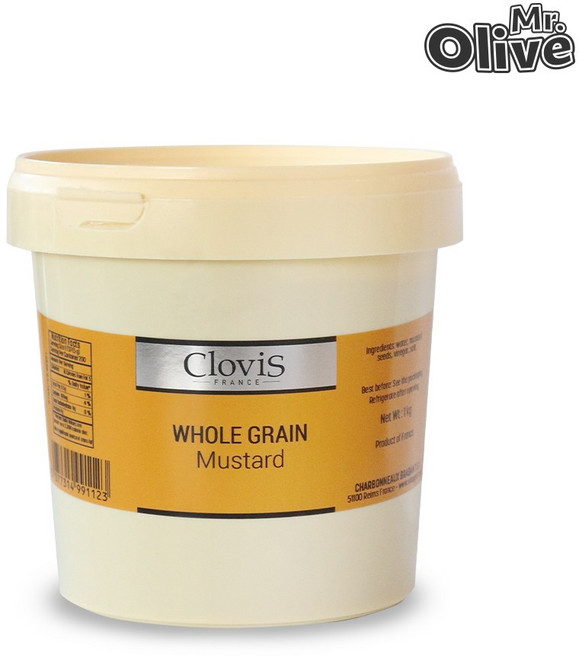 클로비스 홀 그레인 머스타드, 1개, 1kg