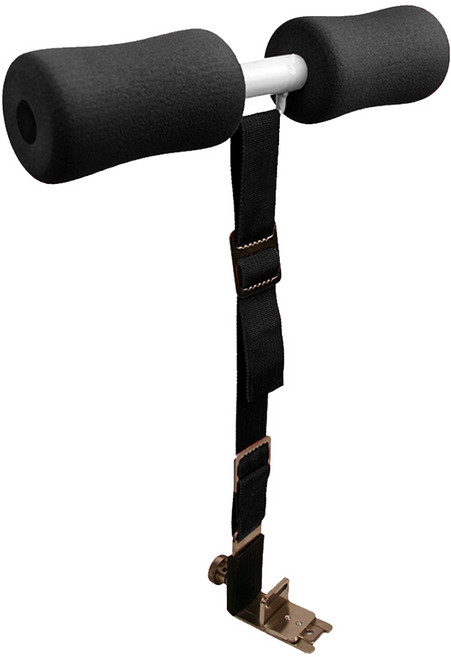 침대 싯업 바 조절 가능한 노르딕 햄스트링 컬 운동 기구 복근 홈짐용), 01 Black, 1개