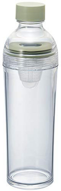 Hario Portable Cold Brew Tea Bottle 400ml Smoky Green 하리오 휴대용 콜드브루 티병 400ml 스모키 그린, 1개