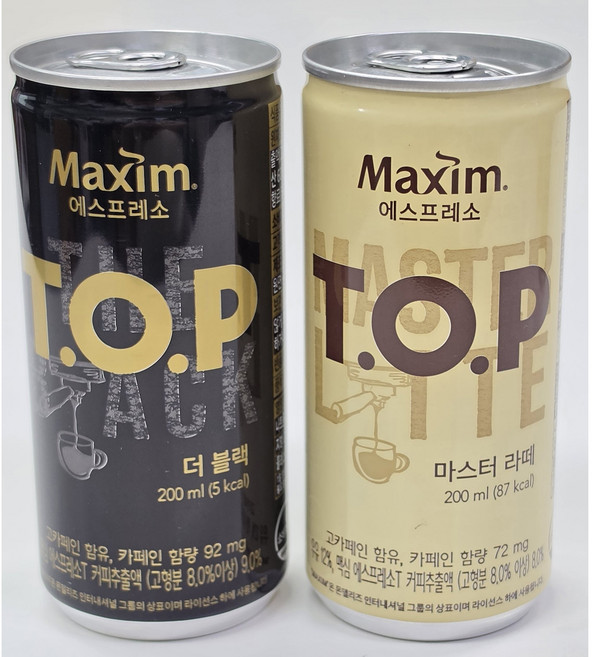 티오피 마스터라떼 30캔 +더블랙 30캔, 60개, 200ml