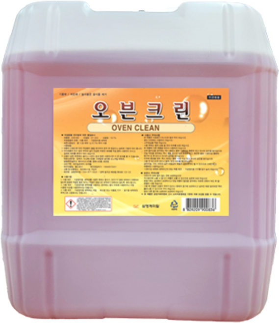 오븐크린 18.75L 업소용 강력한 세척력/기름때/불판청소 다목적세제 실속형 대용량