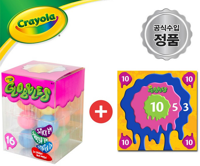 크레욜라 글로블스 끈끈이볼 16개입 (사은품증정), 단품, 1개